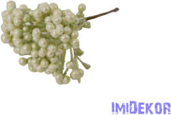  Gyöngyház bogyós pick 14cm - Zöld