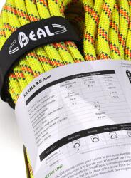 Beal Karma 9, 8 mm 70 m Mászókötél - yellow - 9.8 mm 70 m