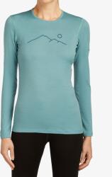 icebreaker Merino 200 Oasis LS Crewe Rainer Ridge Termoaktív női felső - hydro - XS