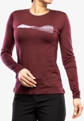 Sensor Merino Air PT Tee LS Hills Felső - port red - S