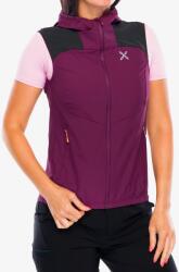 Montura Rise Hooded Vest Női mellény - wine red/melon - S