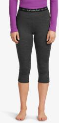 Icebreaker Merino 260 ZoneKnit 3/4 Leggings Termoaktív női hosszúszárú alsó - jet hthr - S