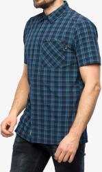 Royal Robbins Amp Lite Plaid SS Ing - dp blue cloverdale pld - L