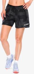 Adidas Terrex Multi Light Shorts Printed Női rövid futónadrág - black/carbon/black/bl - L