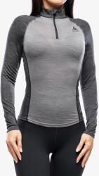 ODLO Natural Performance PW 150 BL Top Turtle Neck LS Half Zip Női hőszigetelő felső - grey melange - L