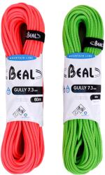 Beal Gully 7, 3 mm 60 m Unicore Golden Dry x 2 Dupla Kötél - orange/green - 7, 3 mm 60 m