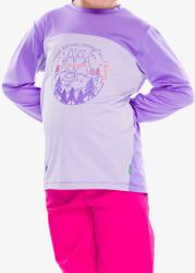 Vaude Solaro LS T-Shirt II Gyermek pulóver - pastel lilac - 92-98 cM