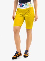Ocun Sansa Shorts Női Rövid Mászónadrágok - yellow antique moss - L