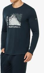 Super Natural Super. natural Super Mountain LS Férfi pulóver - blueberry/various - M
