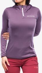 ORTOVOX Fleece Light Grid ZN Hoody Női kapucnis felső - wild berry - S