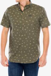 Columbia Rapid Rivers Printed Short Sleeve Shirt Ing - stone green deserted - M