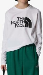 The North Face Easy L/S Tee Gyermek pulóver - tnf white - 140_152_cm