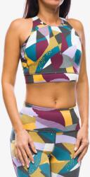 Smartwool Active Crop Bra Sport melltartó - twilight blue mosaic - L