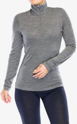 icebreaker 200 Oasis L/S Half Zip Termoaktív női felső - gritstone hthr - L