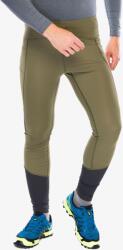 Norrona Senja Equaliser Stretch Tights Futó leggings - olive night/caviar - L