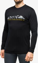 Sensor Merino Active PT Tee L/S Felső - black mountains - L