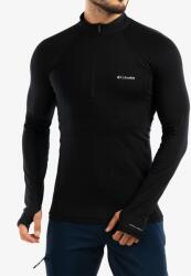 Columbia Midweight Stretch Long Sleeve Half Zip Termoaktív Felső - black - L