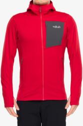 Rab Superflux Hoody Cipzáras felső - summit red - L