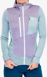 ORTOVOX Fleece Grid Hoody Női kapucnis felső - glacier grey - XS