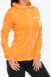 Adidas Terrex Xperior Light Fleece Hooded Jacket Női pulóver - amber tint - XS