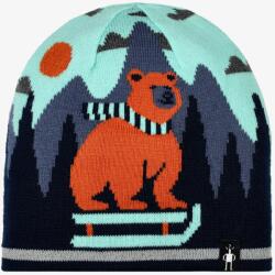 Smartwool Reversible Art Beanie Sapka gyerekeknek - pacific blue - S-M