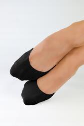  Női balerina zokni, lézeres, Abs talppal, fekete, Noviti, Size 36-41