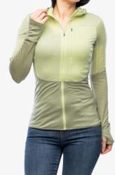 icebreaker Merino 200 Realfleece Descender LS Zip Hoodie Női felső - glazen/lichen/cb - XS