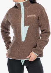 Adidas Terrex Xploric High Pile Fleece Pullover Sweatshirt Női polár - earth strata/semi flash aqua - M