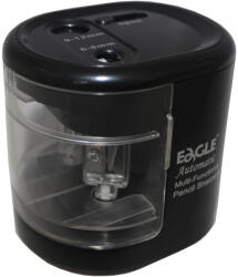 EAGLE Hegyező asztali 2 lyukú elektromos elemes és hállózati adapterrel működtethető EG5161 Eagle fekete (EG5161/+ADAPTER)