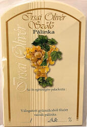 Pálinkás címke - Irsai Olivér Szőlő (nagy) (410-00118)