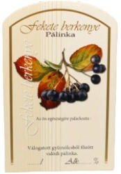  Pálinkás címke - Fekete berkenye (nagy) (410-00095)