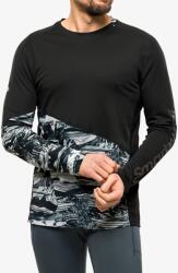 Smartwool Mountain Bike LS Jersey Kerékpáros Felső - black marble giants - XL