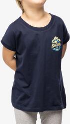 Patagonia Regenerative Organic Certified Cotton Graphic T-Shirt Póló Lányoknak - new navy - 104_116_cm