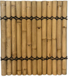  Félkör bambuszrúd kerítéspanel natúr sz: 90 cm x m: 100 cm
