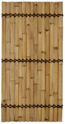  Félkör bambuszrúd kerítéspanel natúr sz: 90 cm x m: 180 cm