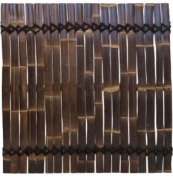  Bambusz lamellás kerítéspanel sötétbarna sz: 90 cm x m: 100 cm