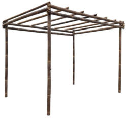  Java bambusz pergola 3 m x 3 m