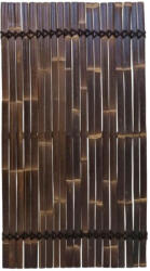  Bambusz lamellás kerítéspanel sötétbarna sz: 90 cm x m: 180 cm