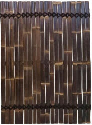  Bambusz lamellás kerítéspanel sötétbarna sz: 90 cm x m: 150 cm
