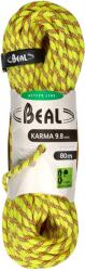 Beal Karma 9, 8 mm 80 m Dinamikus Kötél - yellow - 9, 8 mm 80 m