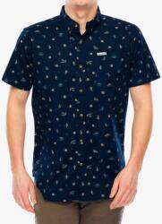 Columbia Rapid Rivers Printed Short Sleeve Shirt Ing - collegiate navy deserted - S