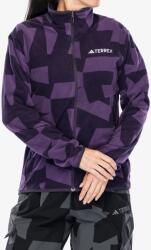 Adidas Terrex Multi Printed Full-Zip Fleece Jacket Cipzáras női felső - aurora black/aurora plum - XL