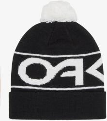 Oakley Factory Cuff Beanie Téli sapka - black/white logo - M