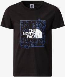 The North Face New S/S Graphic Tee Gyerekpóló - black/blue - 140_152_cm