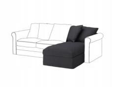 IKEA Gronlid Szezlong huzat, Sporda sötétszürke, mosógépben mosható (203.986.93)