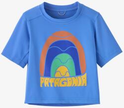 Patagonia Cap SW T-Shirt Gyerekpóló - rainbow wave/abundant blue - 68_74_cm