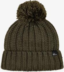 Jack Wolfskin Highloft Knit Beanie Női téli sapka - island moss - M