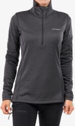 Columbia Park View Grid Fleece Half Zip Női Polárfelső - black - L