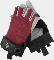 Black Diamond Crag Half-Finger Gloves Via Ferrata Kesztyű - bordeaux - L