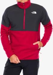 The North Face Glacier Heavyweight 1/2 Zip Férfi pulóver - garnet red/asphalt grey - L